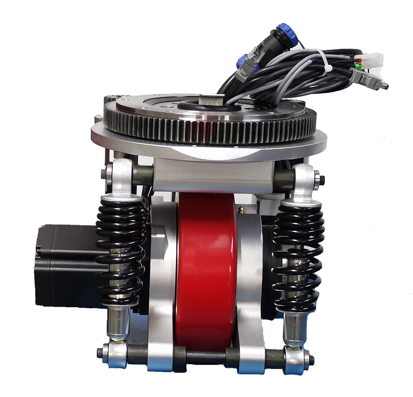 ドライブAGVドライブ車輪のフォークリフトのサーボbLDCモーター車輪を弱めるロボット